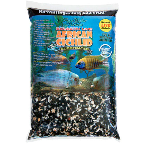PURE WATER PEBBLES AFRICAN CICHLID SUBSTRATE RIFT LAKE GRAVEL  20 LBS / 9.07 KG 88423