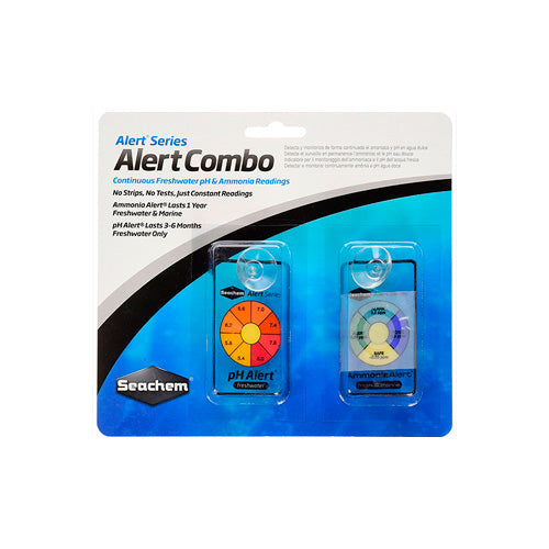 SEACHEM ALERT COMBO PACK PH & AMMONIA 6 MONTH 0.018KG 12