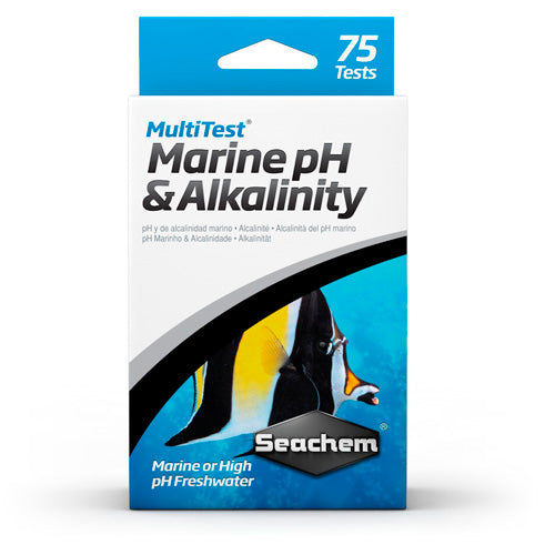 SEACHEM MULTITEST MARINE PH Y ALKALINITY 75 TEST 940