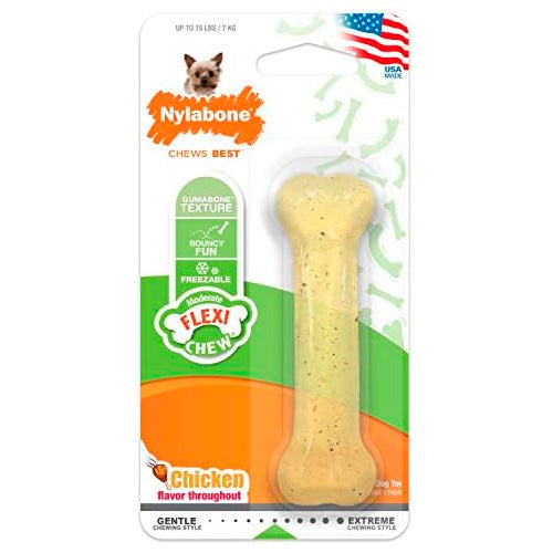 NYLABONE DUR CHICKEN PETITE BL