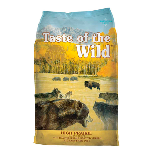 TASTE OF THE WILD HIGH PRAIRIE WITH BISON AND ROASTED VENISON 4.41 LBS / 2 KGS