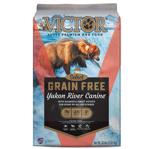 Victor Grain Free  Select  Yukon River Canine With Salmon & Sweete Potato 30 Lbs